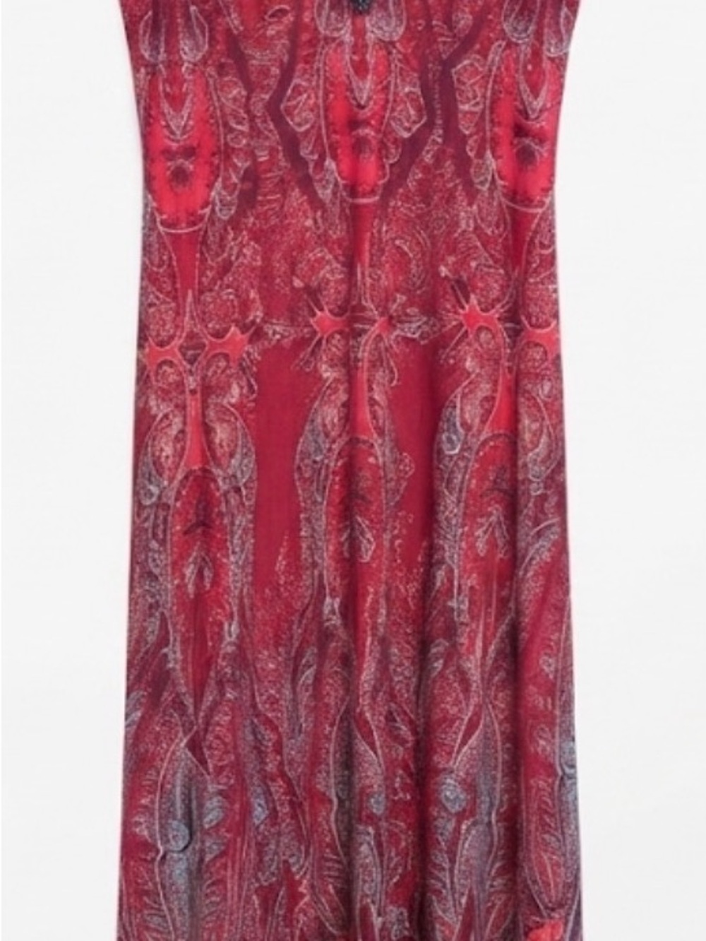 Reba Pink Paisley Sleeveless Dress